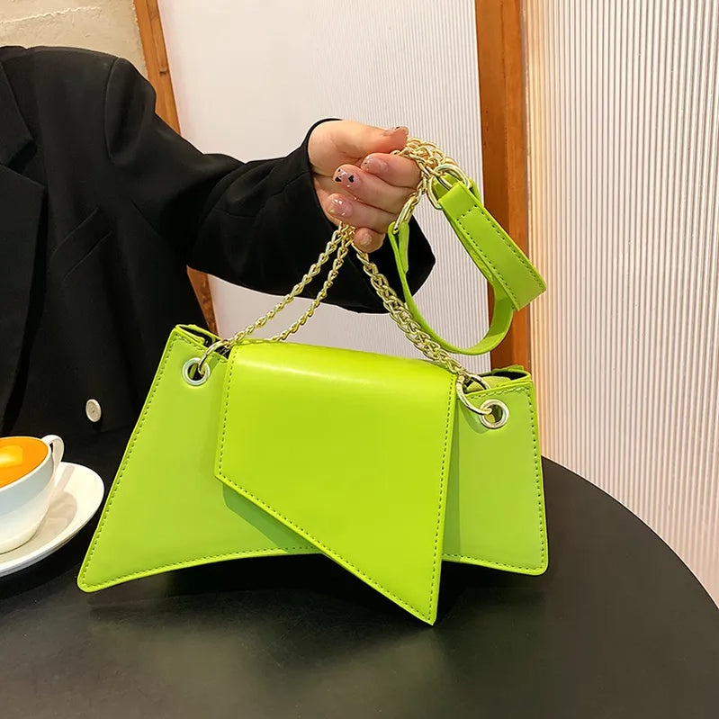 高品質のレディースショルダーバッグの豪華なチェーンハンドバッグプレミアムレザーレトロ女性バッグデザイナーレディーアームピットバッグクラッチ