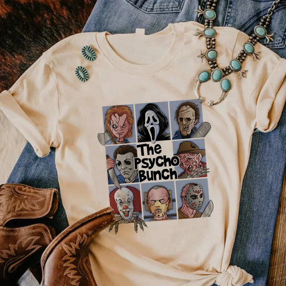 t-shirt Satan Halloween Horror Ghost tshirt women manga streetwear tshirt female harajuku streetwear y2k clothes