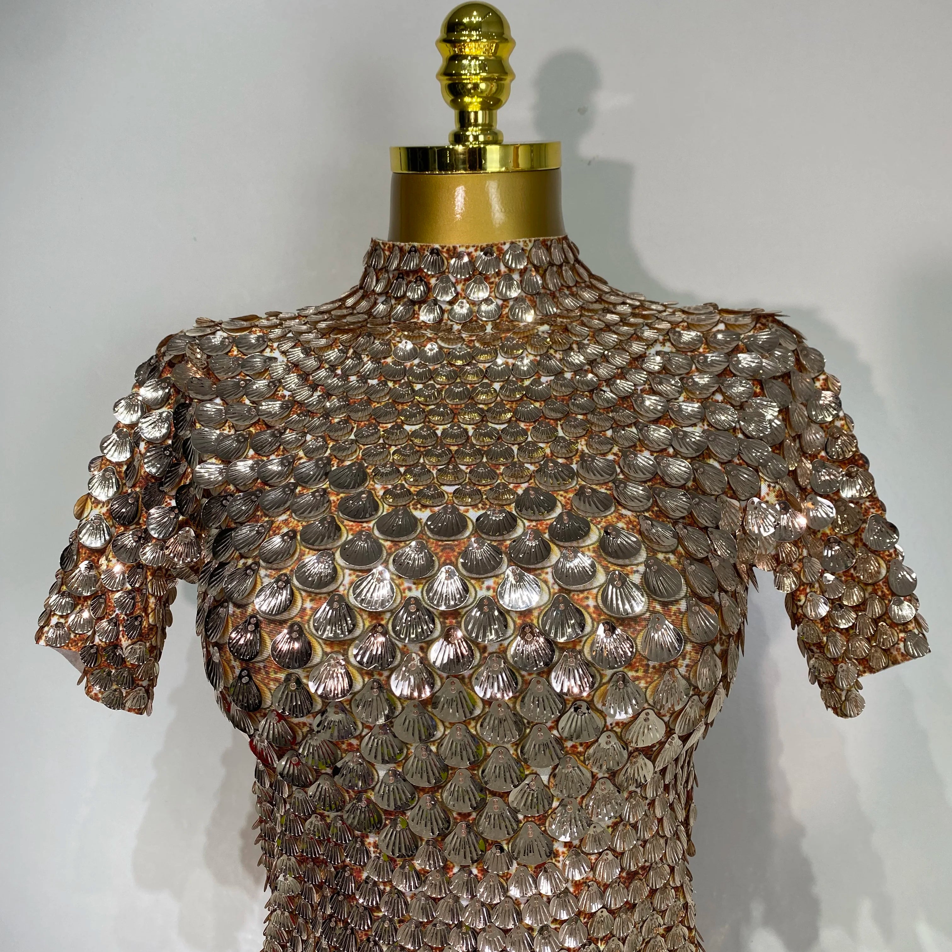 Sparkly Sequins Luxury Birthday Party Gown Short Dress Dancer Stage Performance Wear Women Sexy Nightclub Dress Festival Outfit