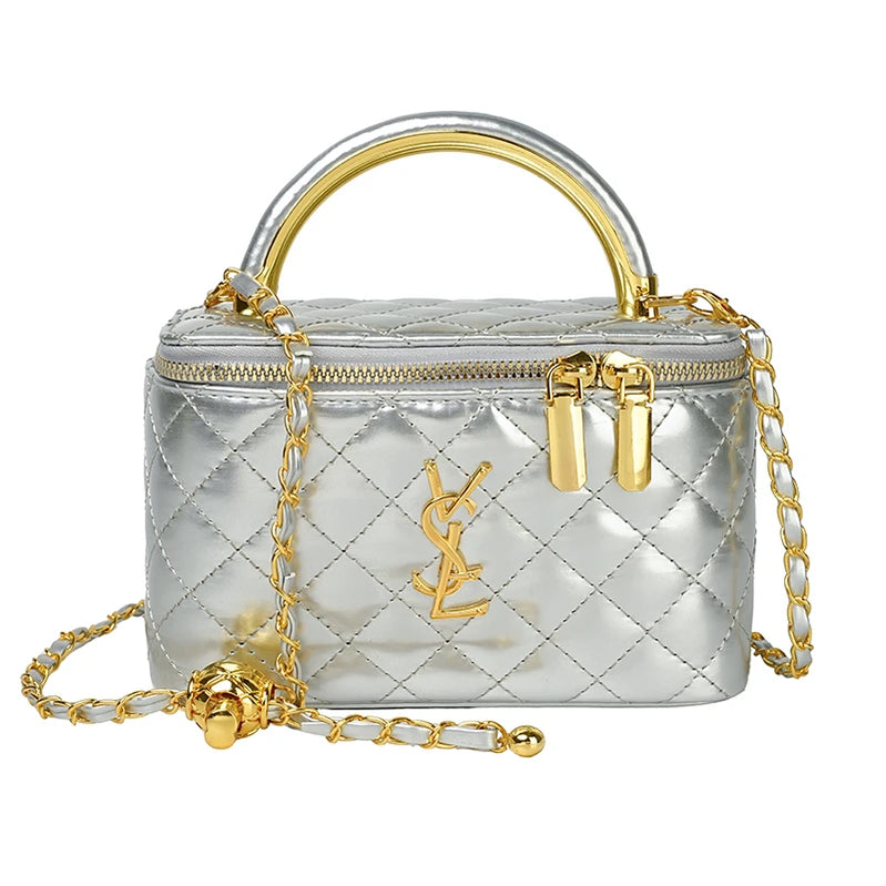 Elegant Women's Leather Fashion Shoulder Bag Luxury Classic Designer Crossbody Tote Handbag For Modern Daily Use