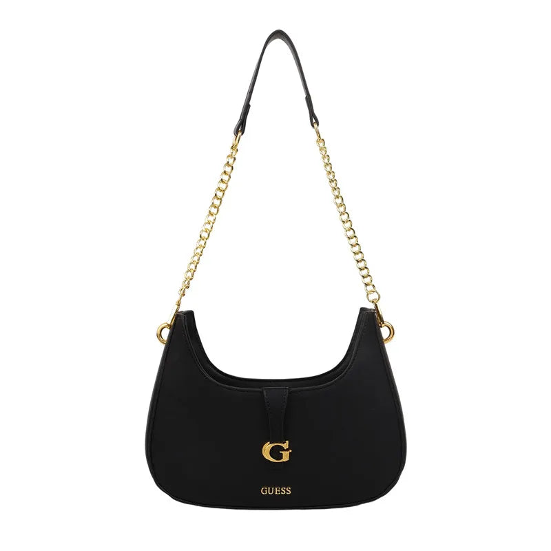 Elegant Leather Handbags For Women Shoulder Bag By Famous Desinger Luxury Brand Popular Classic Elegant Ladies