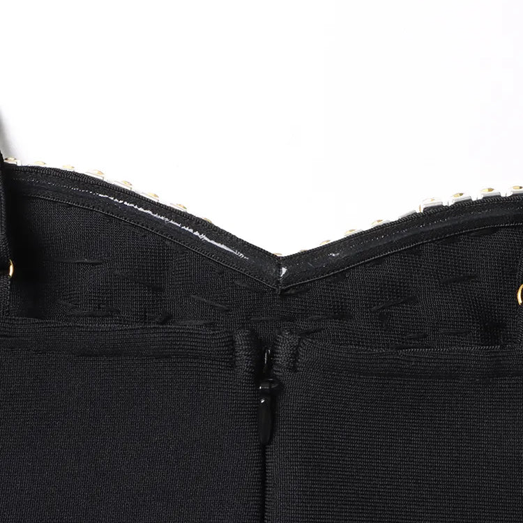 TWOTWINSTYLE Patchwork Embroidered Flares Dresses For Women Square Collar Sleeveless High Waist Slim Sexy Summer Dress Female