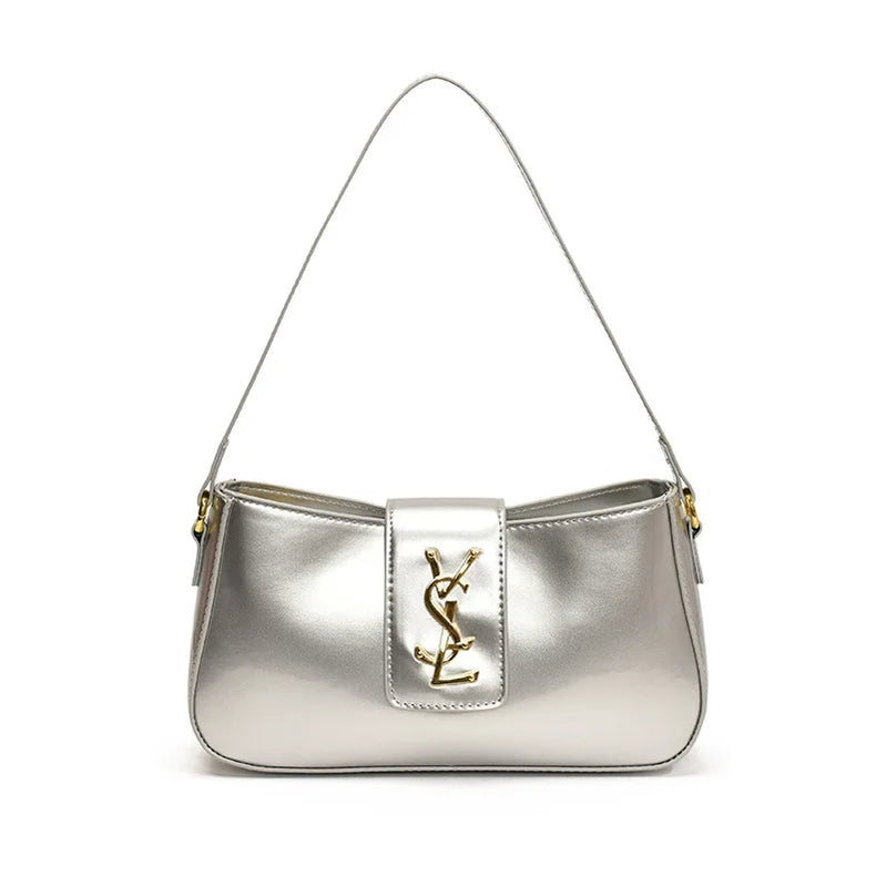 Famous Designer Elegant Leather Shoulder Bag - Women's Crossbody Handbag Popular Classic For Ladies Paris Fashion Women's Bag