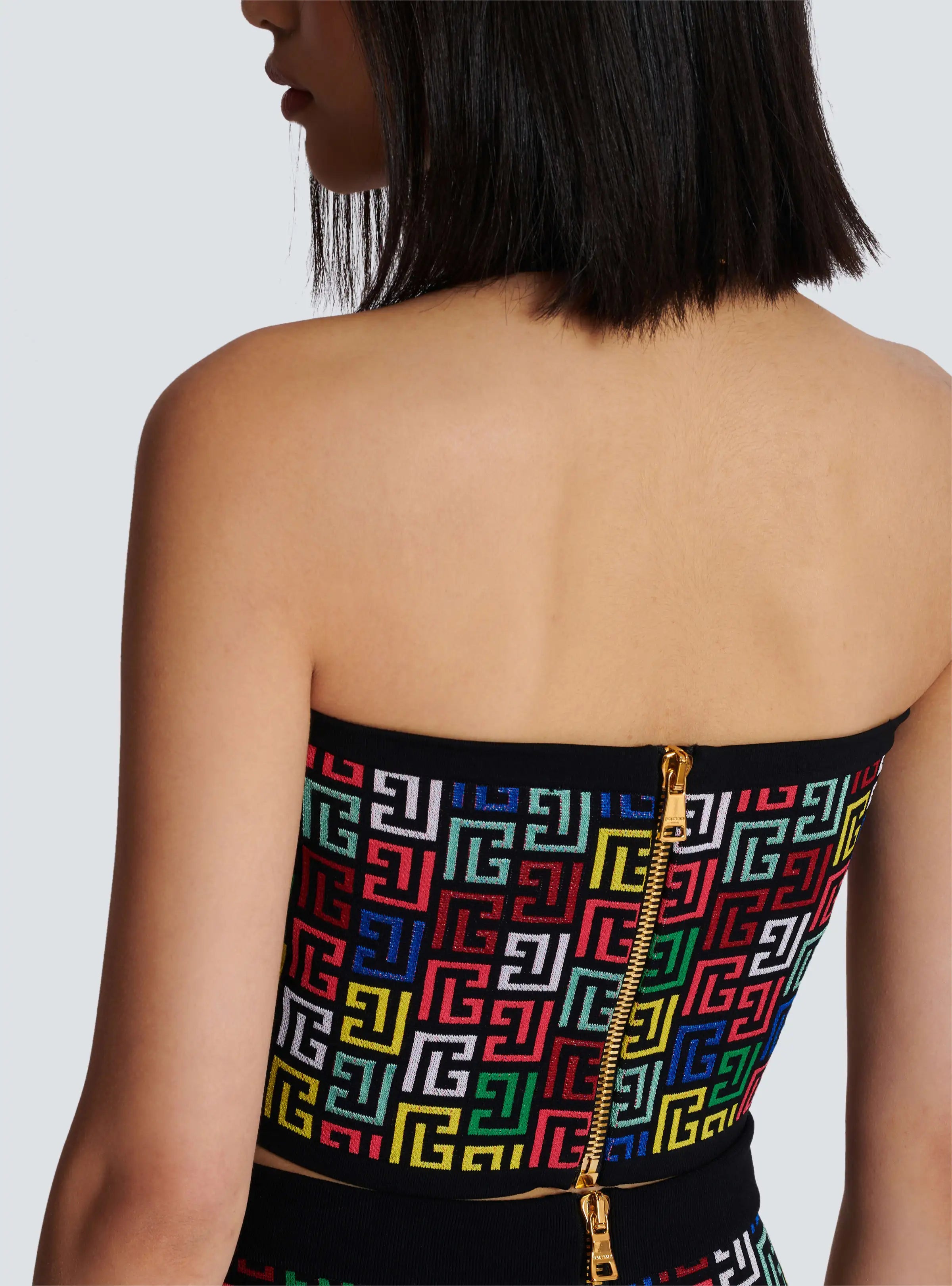 Women Sexy Halter Off the Shoulder Bodycon Mini Bandage Dress 2 Pieces Jacquard Celebrate Nightclub Party Dress Vestido