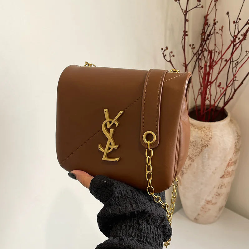Trendy Mini Bag 2025 New Chic Shoulder Purse for Women, Fashionable Small Crossbody Bag with Chain Strap