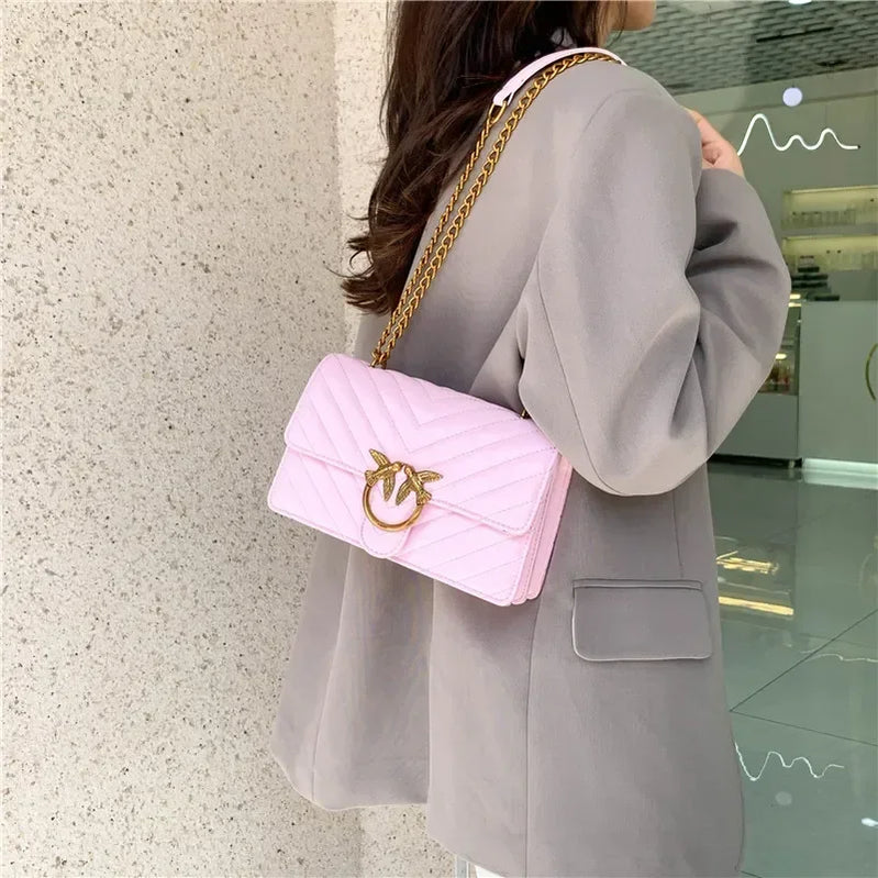 Stylish Ladies Crossbody Bag With Shoulder Strap Premium Leather Design Popular Classic Luxury Brand Item