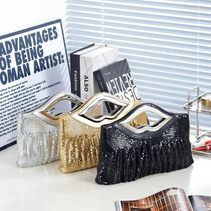 Sparkly Bag Rhinestone Purse: Chic Bling Shiny Hand Bags for Party Prom Cocktail Wedding