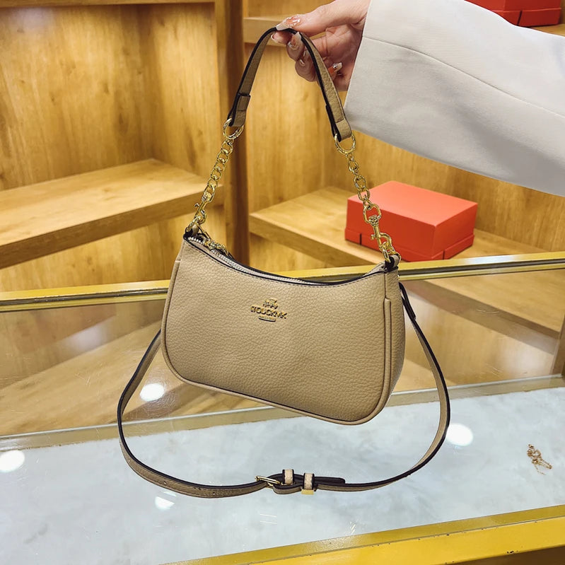 Premium Leather Handbag Tote For Ladies, Shoulder Strap Included Messenger Style Luxury Classic Elegant