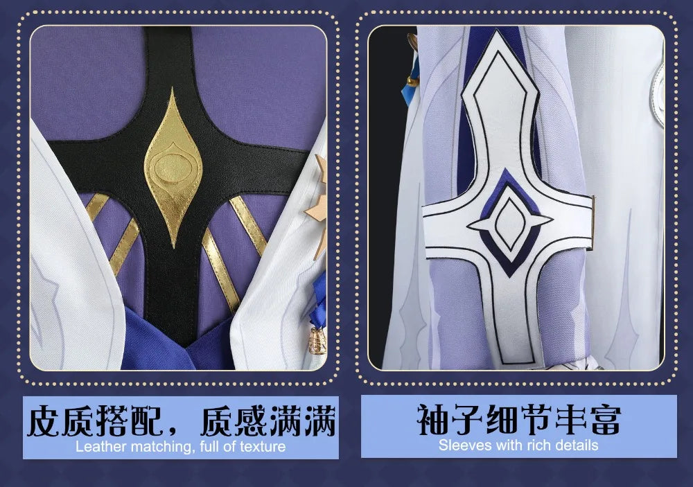 Honkai Star Rail Cosplay Sunday Costume Impact 3 Carnival Uniform Wig Headwear Anime Halloween Costumes for Women Men Hot Sale