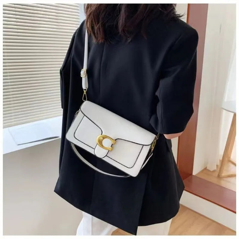 Tas Tangan Underarm Light Luxury Designer Handbag Fashion Sederhana Warna Solid Retro Tas Bahu Tote Tote Bag Untuk Wanita Dompet