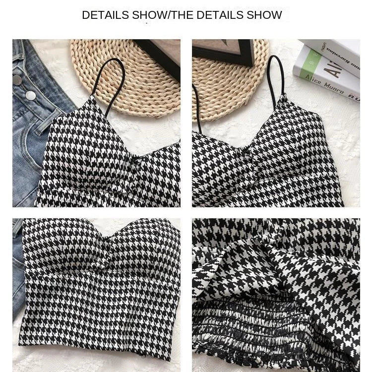 Crop Top Women Sexy Wireless Push Up Padded Tank Top Slim Was Thin Sports Summer Camisole New