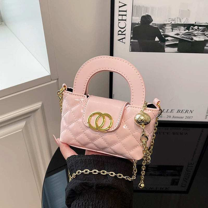 Elegant Women's Leather Shoulder Bag Luxury Designer Tote Crossbody Classic Handbag For Modern Chic Ladies