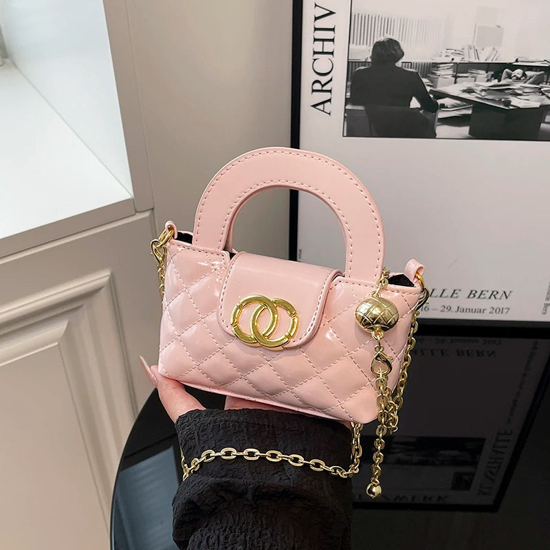 Elegant Women's Leather Shoulder Bag Luxury Designer Tote Crossbody Classic Handbag For Modern Chic Ladies