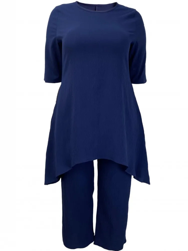 2 Piece Women Sets 2025 New Arrival Plus Size Spring Autumn Matching Sets Top And Pants Suits Outfits Oversized Clothing