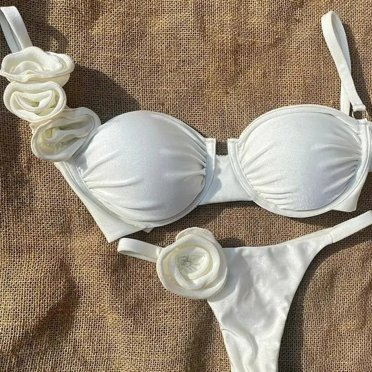 Push Up Bikinis Sexy Women Swimsuit Swimwear Female Floral Thong Brazilian Bikini Set Bathing Suit Swimming Suits Beachwear