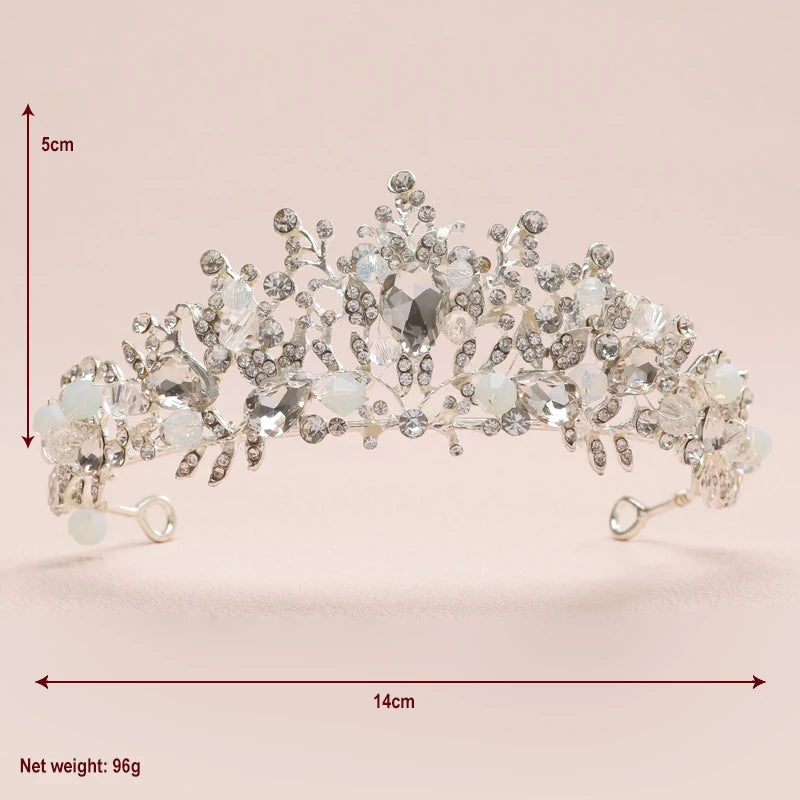 Bridal Headwear - A Golden Lady Fashion Wedding Princess Imitation Pearl Classic Tiaras Girl Luxurious Birthday Crown TS-0020-D