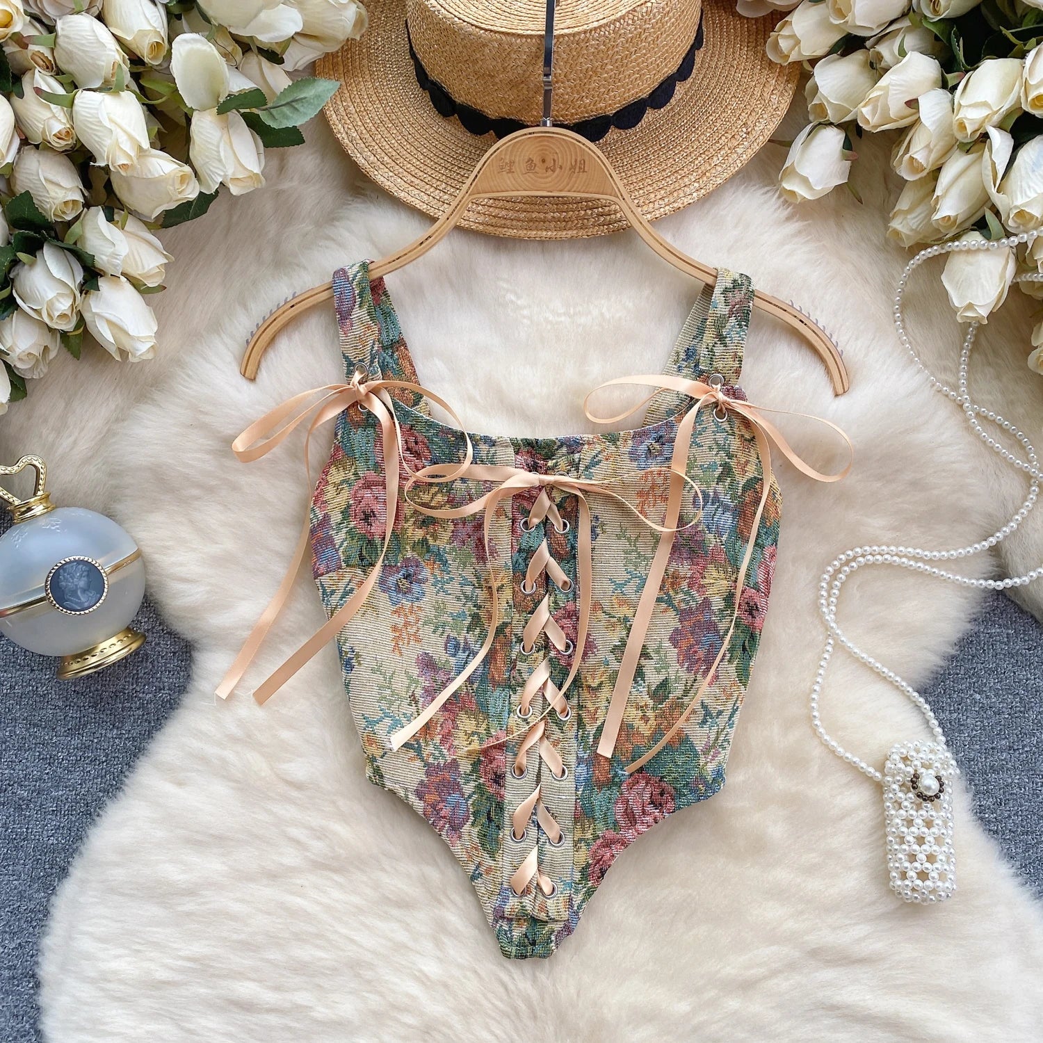 Sexy Jacquard Bandage Tube Top Chic Strapless Camis Slim Korean Tanks Top Elegant Crop Top Autumn Women Corset Bustier 2 One Size