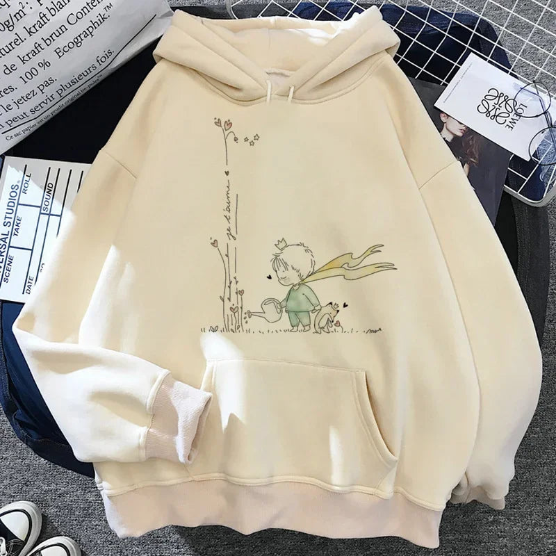 the Little Prince hoodies women streetwear anime sweatshirts Hooded Shirt female japanese sweater 13973