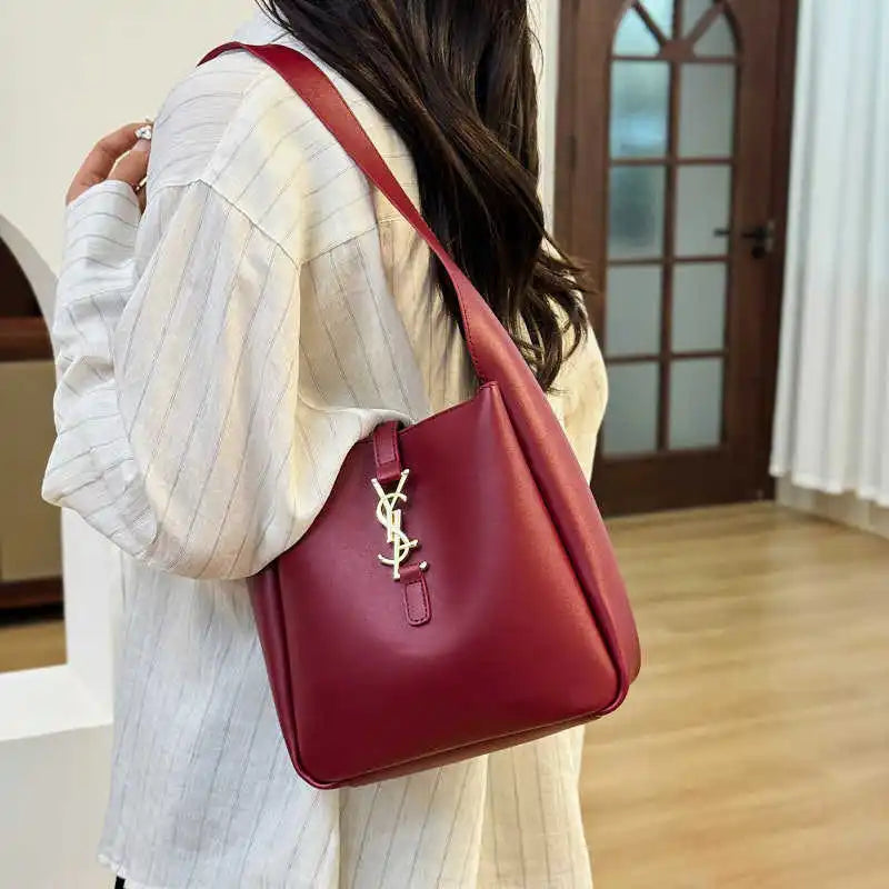 2025 Luxury Bucket Bag Crossbody - Elegant Women's Shoulder Bag for Work, Daily Use & Fashion, Versatile Tote Purse