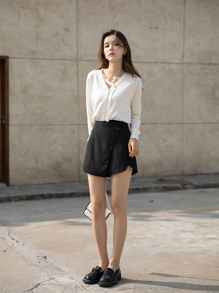 Sweater for Women Spring Long Sleeve New Elegant Fashion Knitted Shirts Female Cardigans