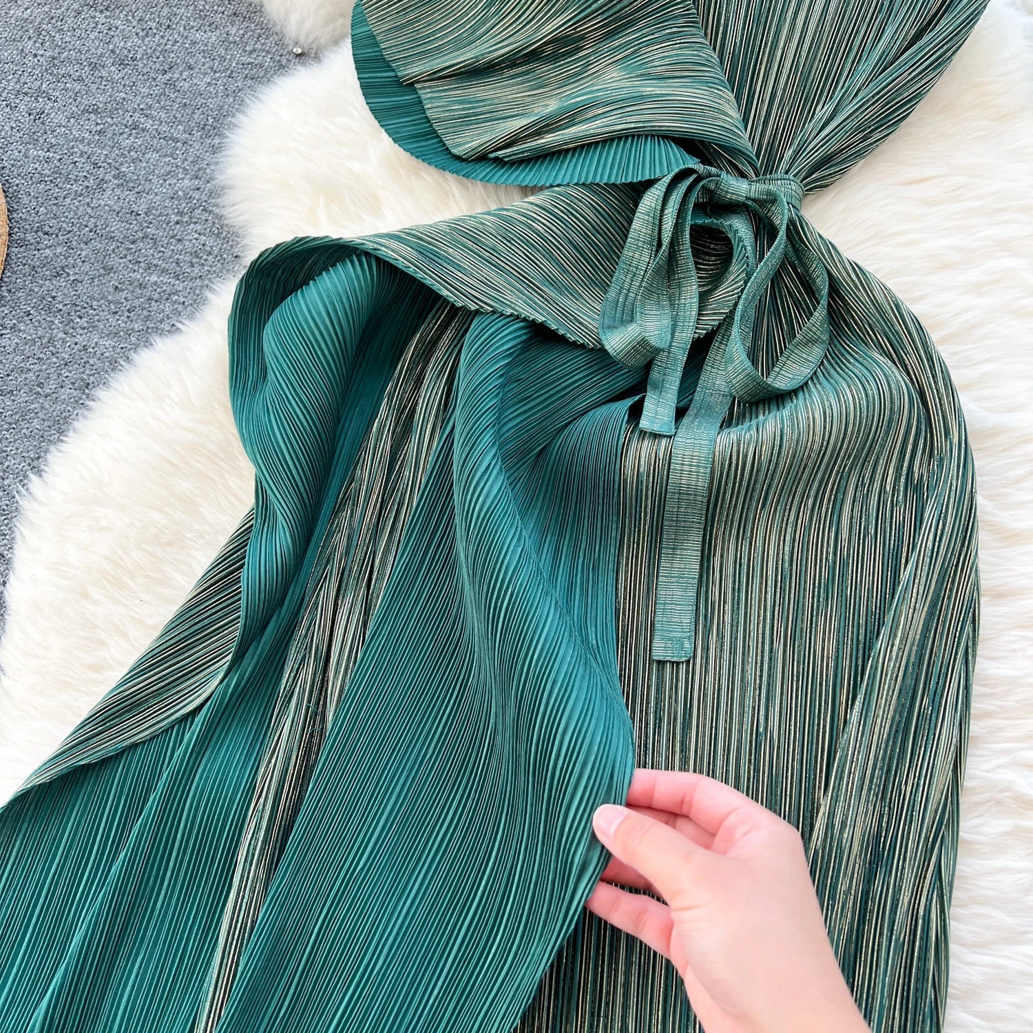 Chic asymmetrical sweet Spliced  Elegant Korean Fashion Fairy Dresses Sexy High Waist A-line Vestidos Summer Women Vacation