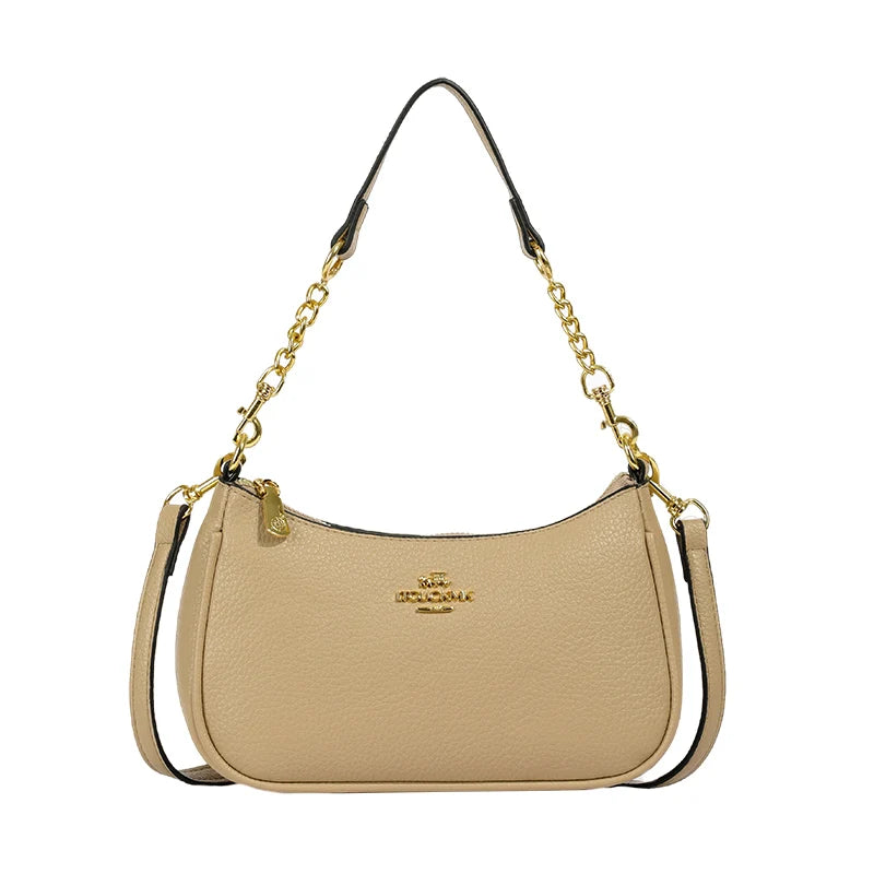 Premium Leather Handbag Tote For Ladies, Shoulder Strap Included Messenger Style Luxury Classic Elegant