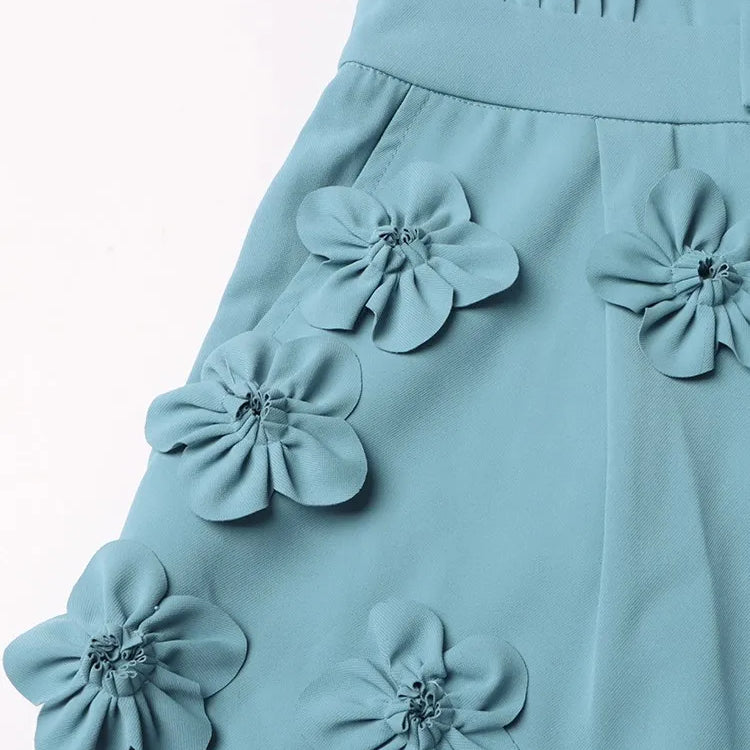 VGH patchwork appliques solid slimming jumsuit for women lapel long sleeve high waist temperament jumpsuits female fashion new