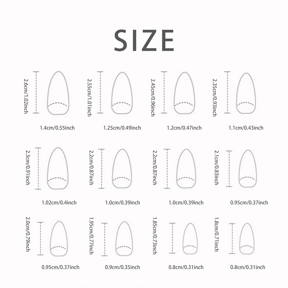 24 PCs Long French Minimalist Gold Nails with 1 Jelly Gel and 1 Nail File 24 PCs Long French Minimalist Gold Nails with 1 Jelly