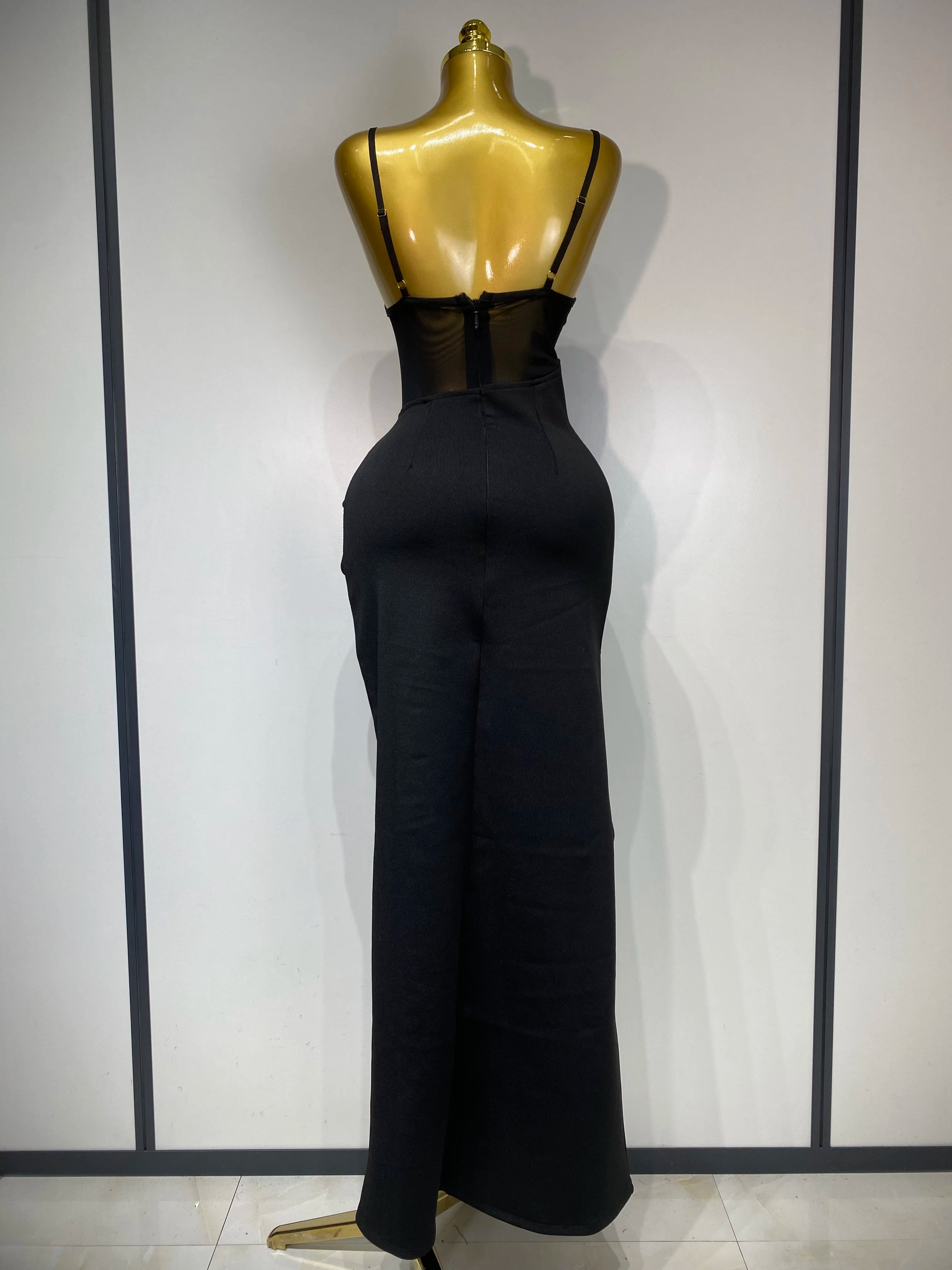 Sexy Long Dress Starfish Decoration Bandage Dress Women 2025 Elegant Style Fashion Evenig Party Luxury Birthday Prom Gowns