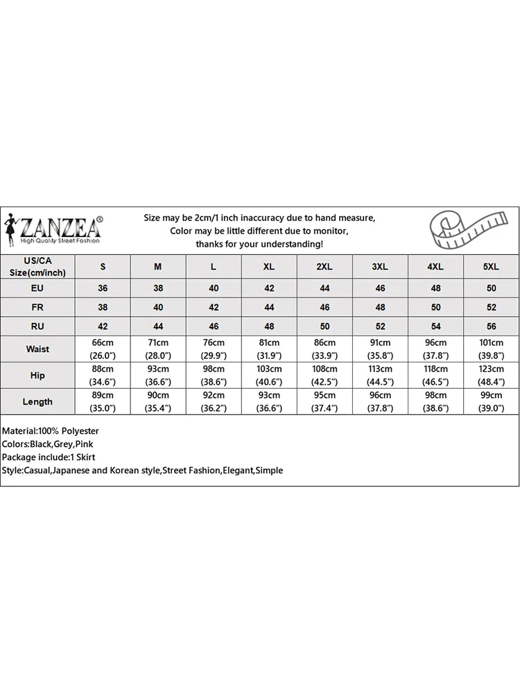 Women High Waist Jupe Korean Fashion Pleating Skirt Vintage Office Lady Spring Falda Holiday Loose Solid Maxi Skirts