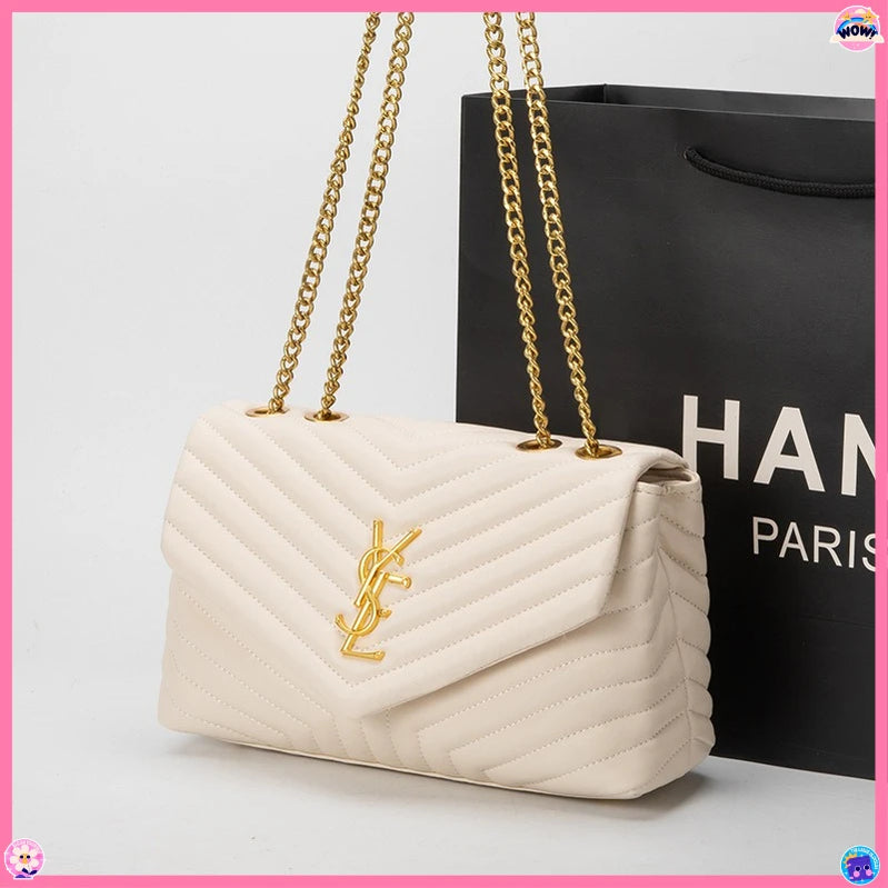 Women's bag 2025 wear women's bag chain bag classic versatile fashion messenger shoulder handbag tide