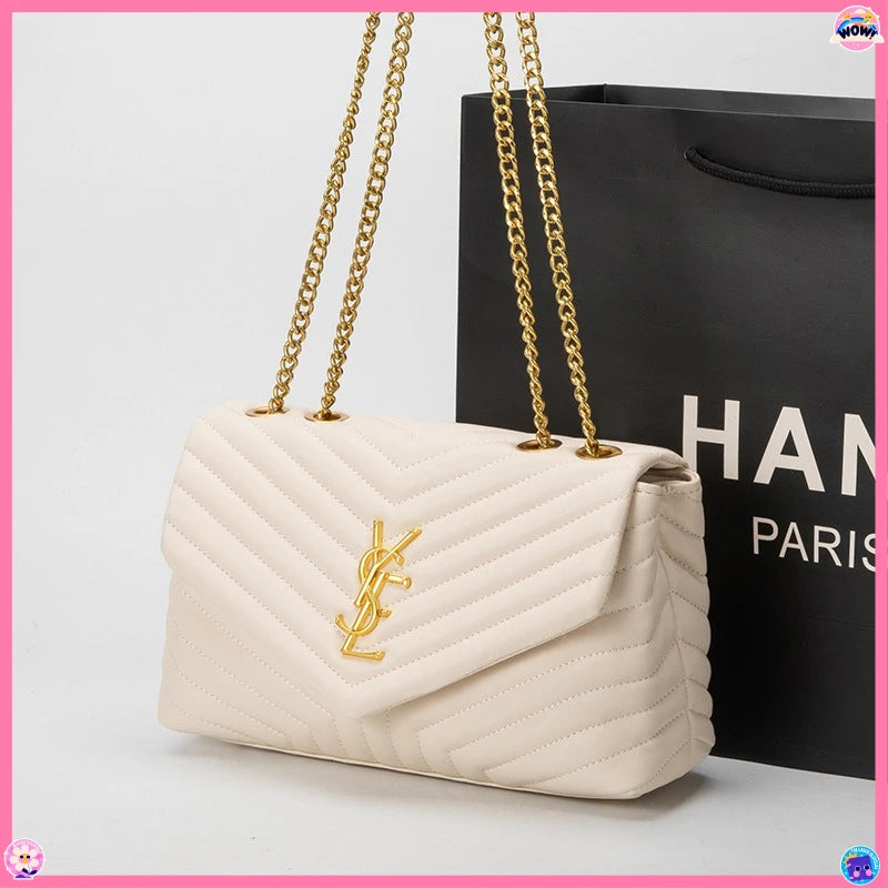 Women's bag 2025 wear women's bag chain bag classic versatile fashion messenger shoulder handbag tide