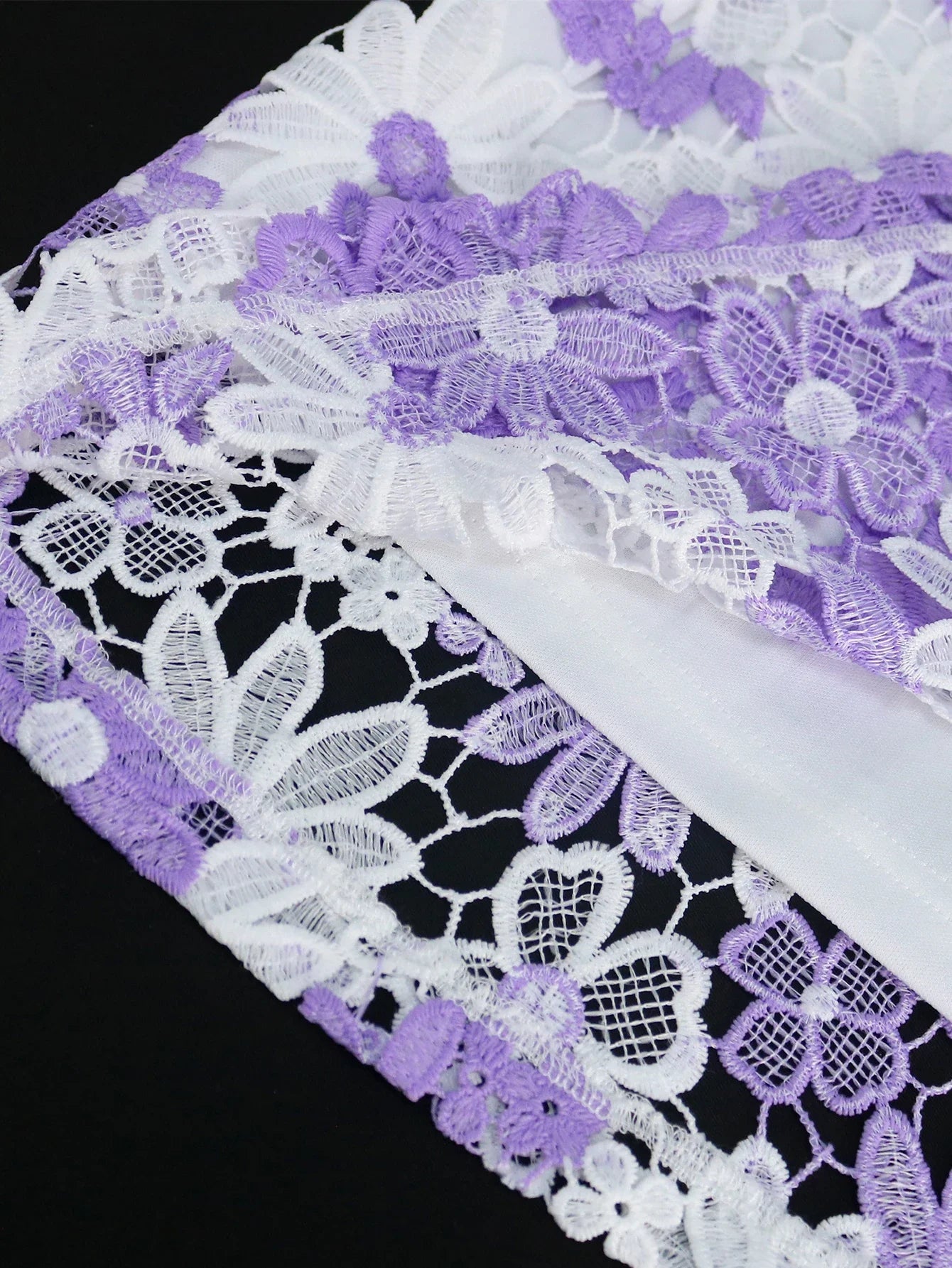 Women Bodycon White Purple Lace Dress Off Shoulder Puff Sleeves Event Birthday Wedding Guest Occasion Gowns African Plus Size