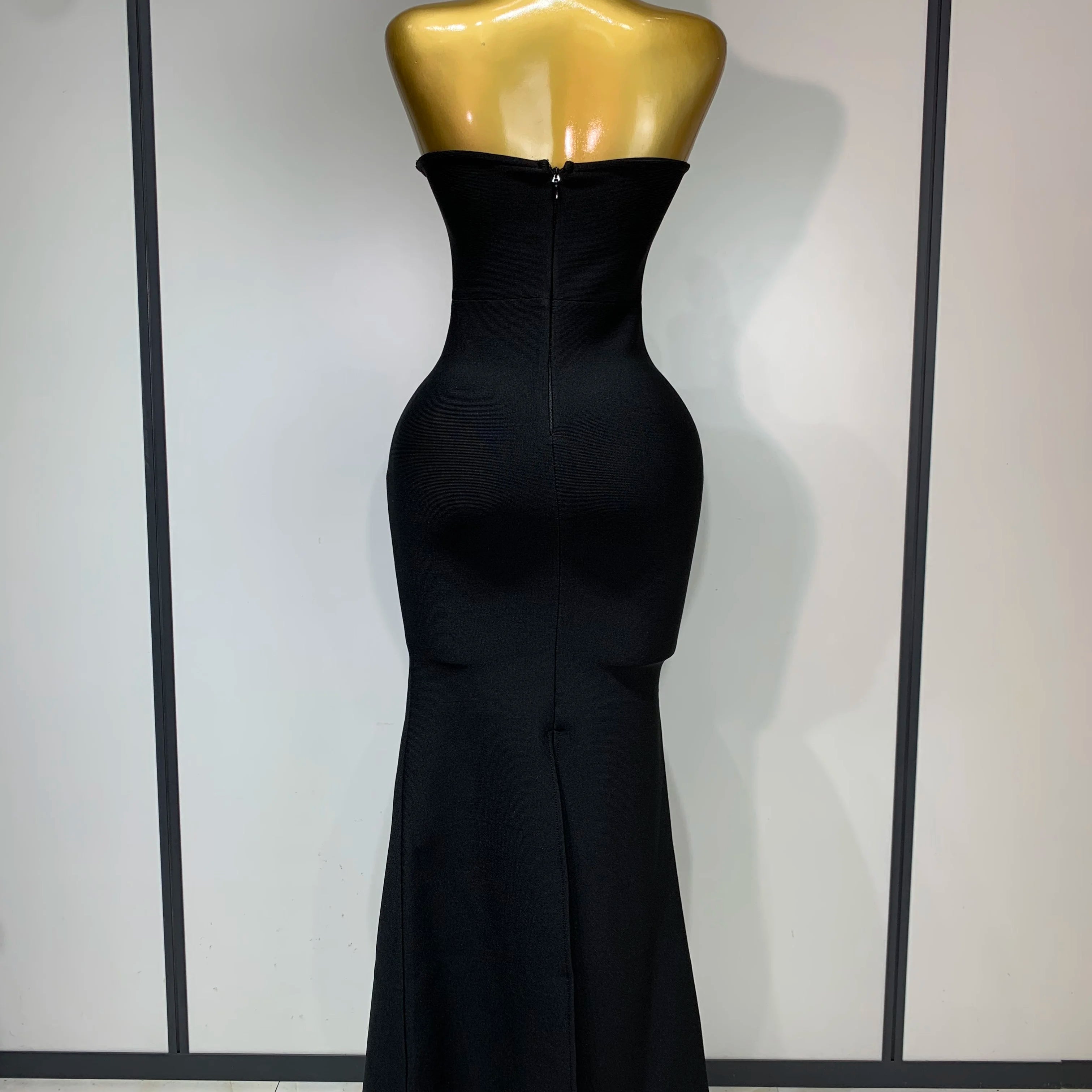 Women Sexy Rhinestone Halter Long Bandage Bodycon Dress 2025 Celebrity Elegant Evening Party Luxury Birthday Wedding Dresses