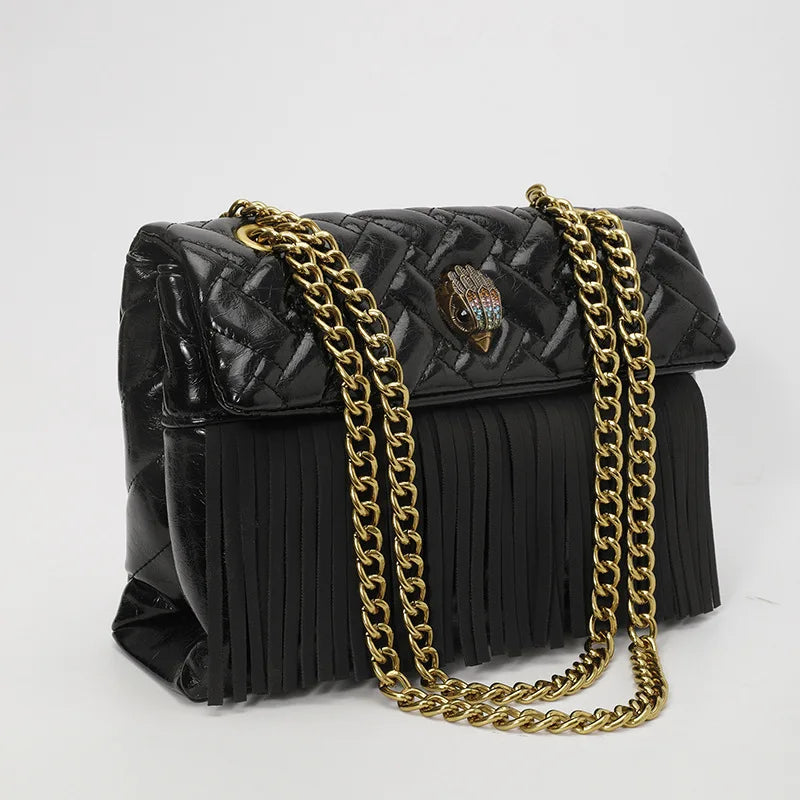 2025 Curated Cube Bag, Chain-Integrated Convertible Shoulder & Crossbody Purse for Women, Architectural Vegan Leather Day