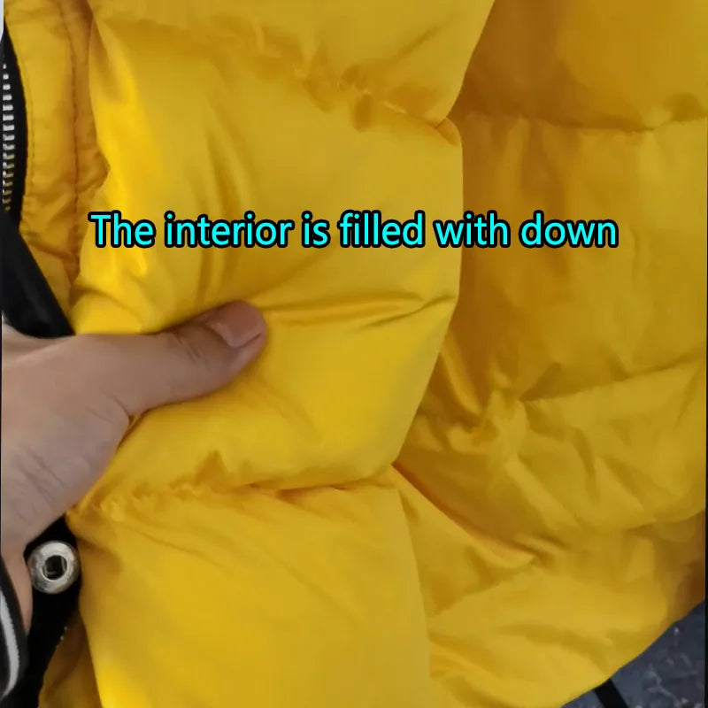 Real Fur Down Jacket Women Long Coat Warm Outwear Big Fur Collar Luxury Female Clothes Parkas Puffer Jacket