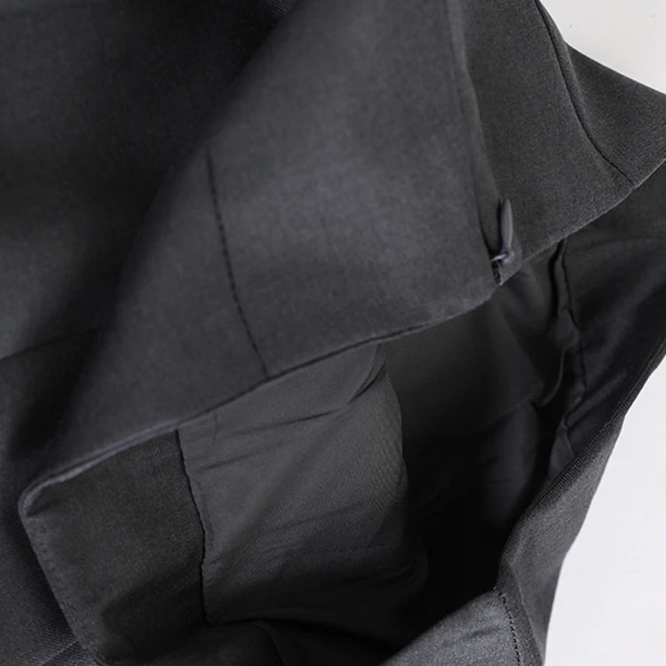 [EAM] High Elastic Black Rhinestones Pleated Elegant A-line Half-body Skirt Women Fashion Tide New Spring Autumn 2025 1DH2565