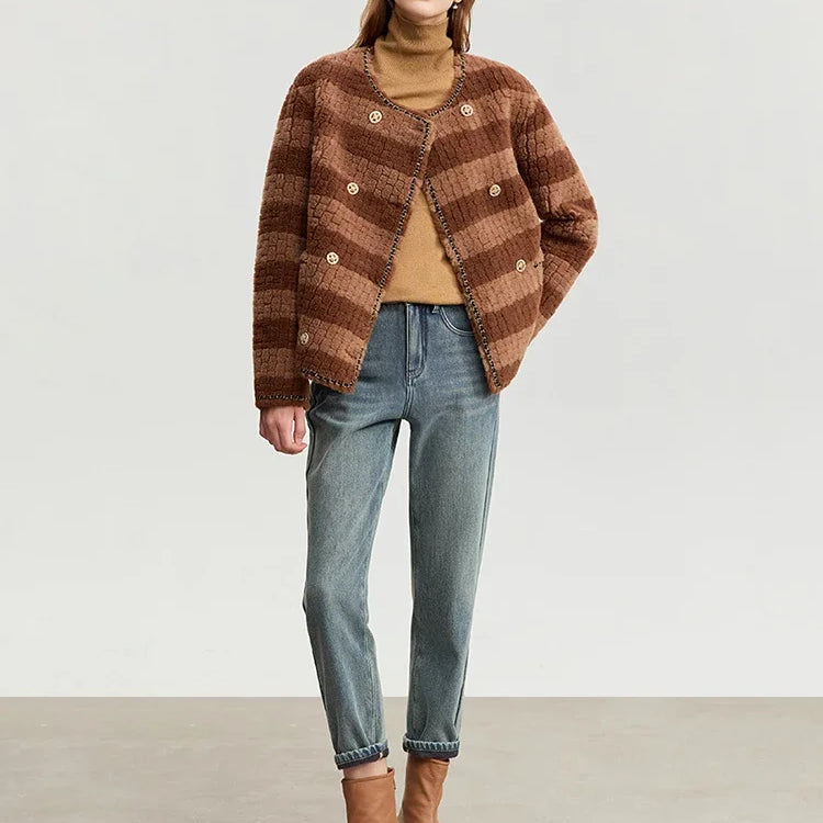 Minimalist Jeans For Women Winter Casual Pants Plus Fleece Thick Denim Ankle-length Narrow Foot Trousers