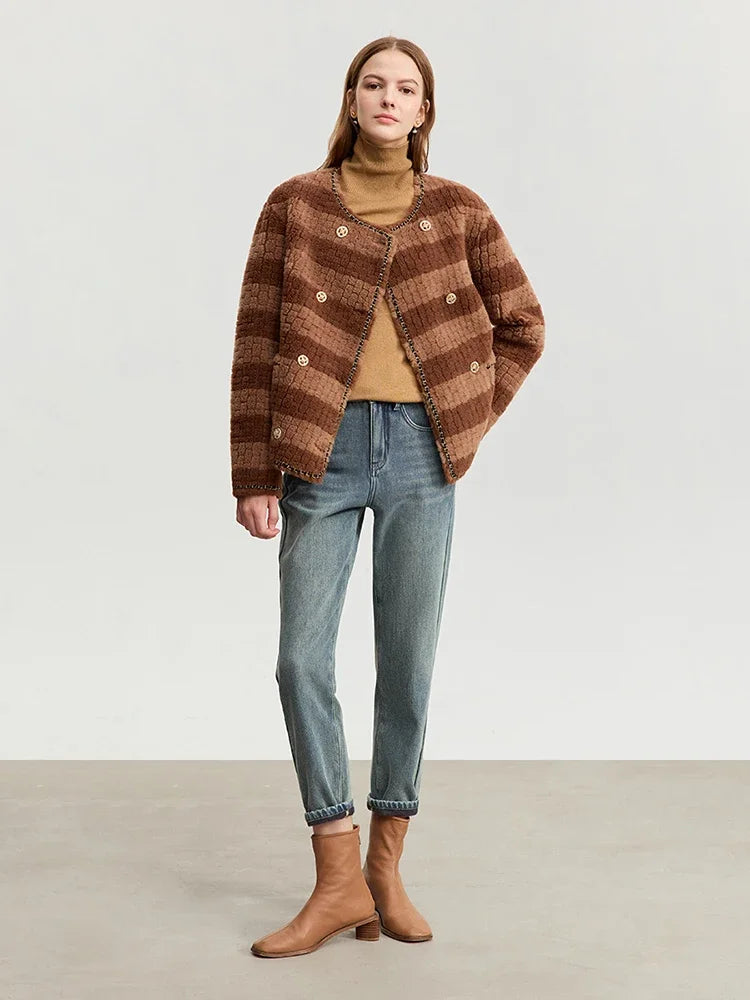 Minimalist Jeans For Women Winter Casual Pants Plus Fleece Thick Denim Ankle-length Narrow Foot Trousers