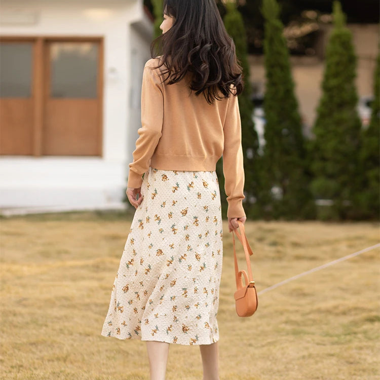 Sweater for Women Spring Long Sleeve New Elegant Fashion Knitted Shirts Female Cardigans