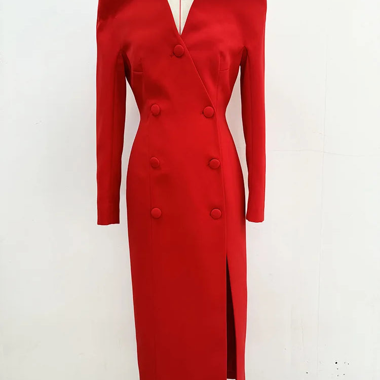 Celebrity Red Carpet Dress Women Long Sleeve Sexy Off the Shoulder Bodycon Mid-calf Dress Elegant Evening Party Outfit Vestido