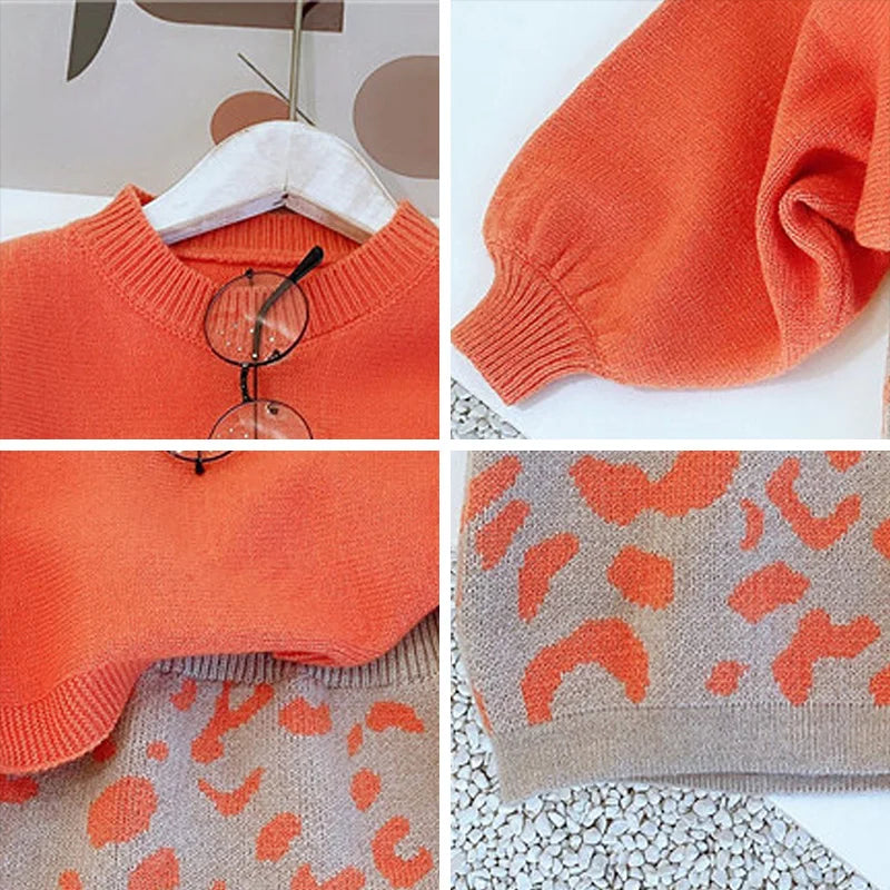 Bear Leader Girls Clothing Sets Autumn New Fashion Kid Sweater Top with Skirt Fashion Outfit 2pcs Elegant Clothes for 2-6 Years