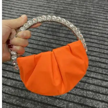 Designer Rhinestones Clutch Purse Bag for Women Handle Bag Leather Shoulder Bag Purse Shiny Crystal Purses and Handbag 12