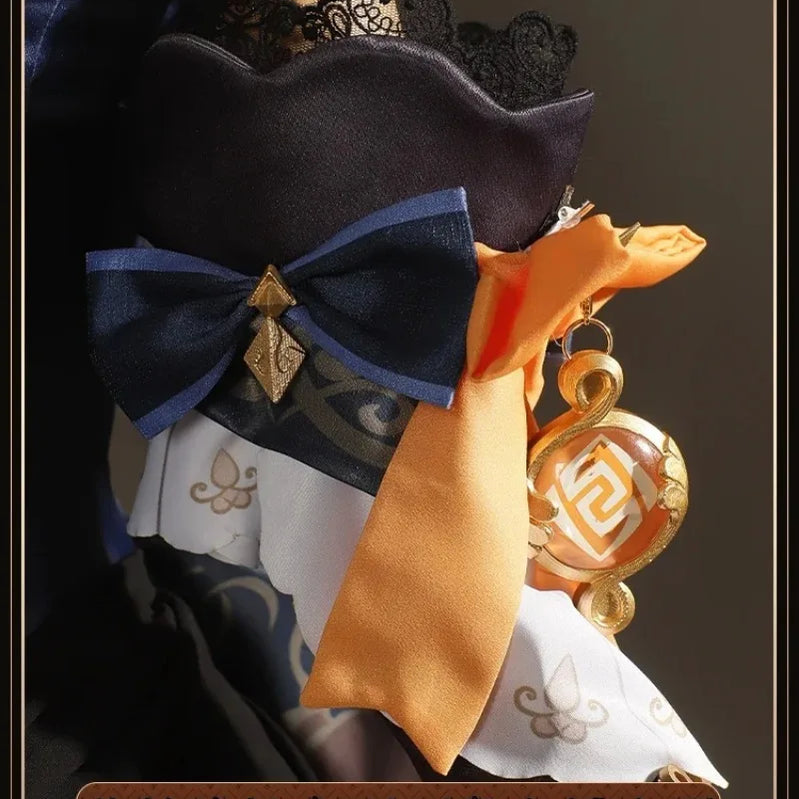 Navia Genshin Impact Cosplay Costume Wig Dress Uniform Fontaine Spina Di Rosula Hat Clorinde Halloween Costumes for Women