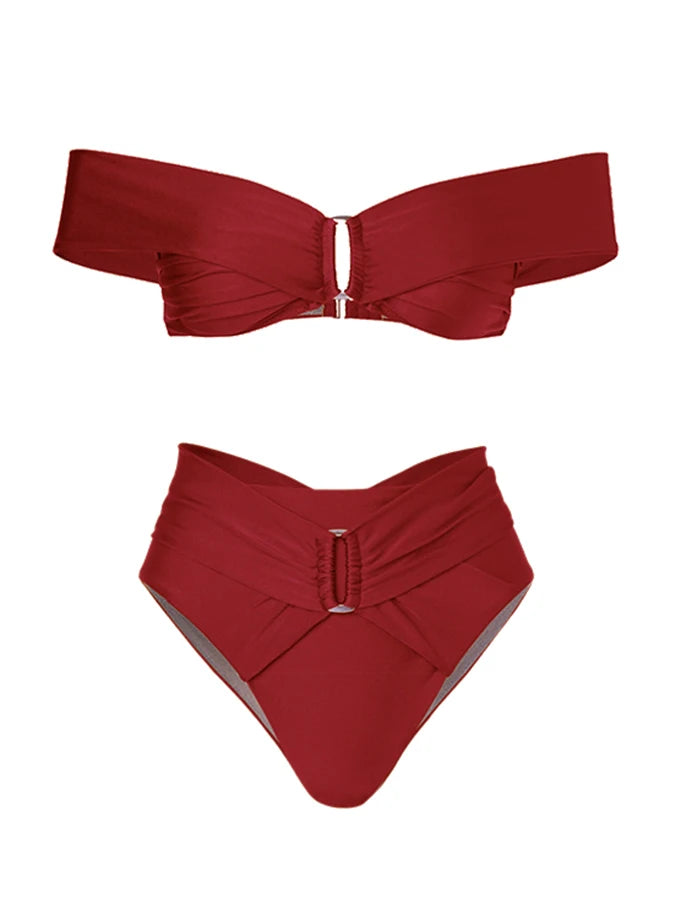 Designer Bikini Vintage Women Two Pieces Swimsuit Cover Up Holiday Beachwear Designer Bathing Suit Summer Surf Wear Ginger