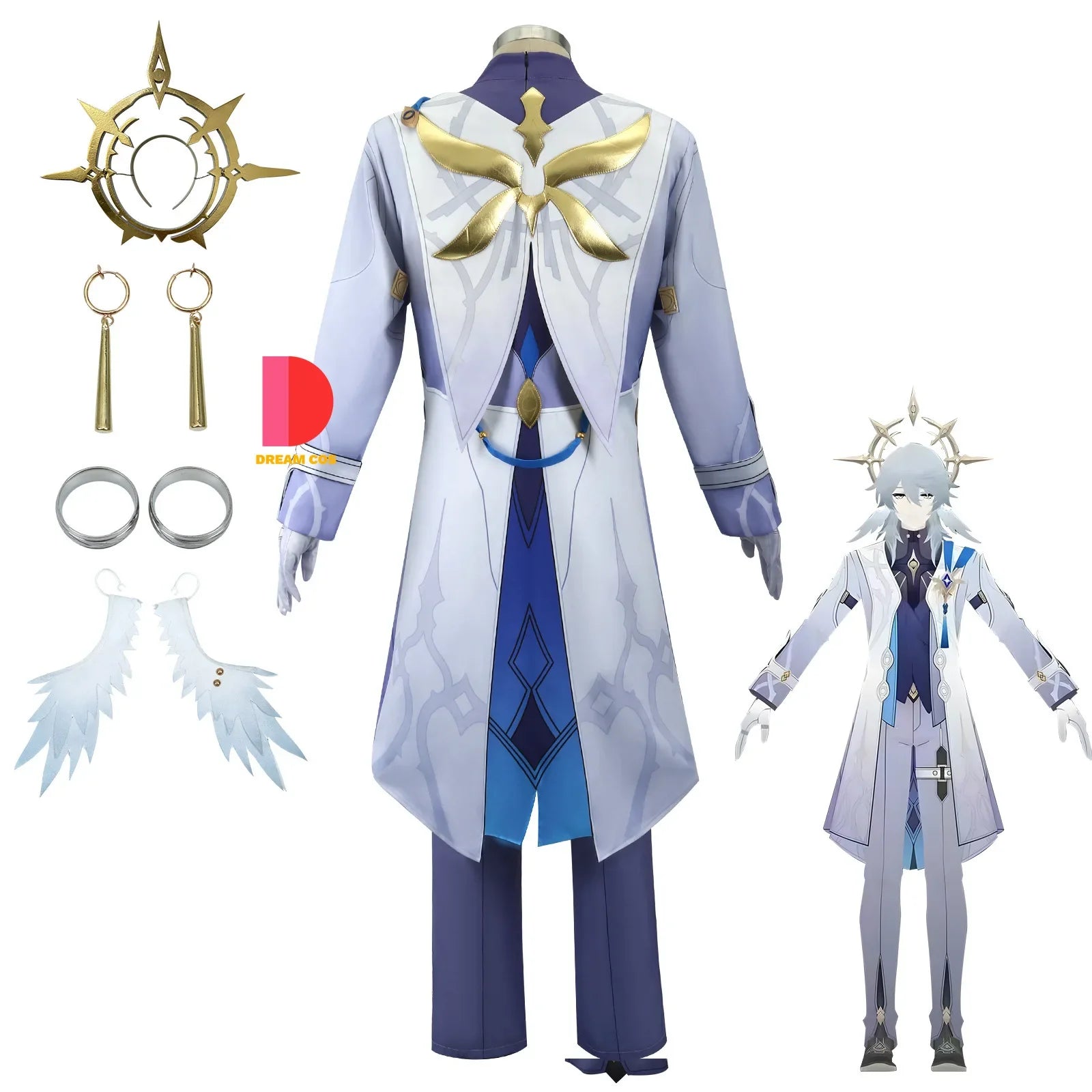 Honkai Star Rail Cosplay Sunday Costume Impact 3 Carnival Uniform Wig Headwear Anime Halloween Costumes for Women Men Hot Sale