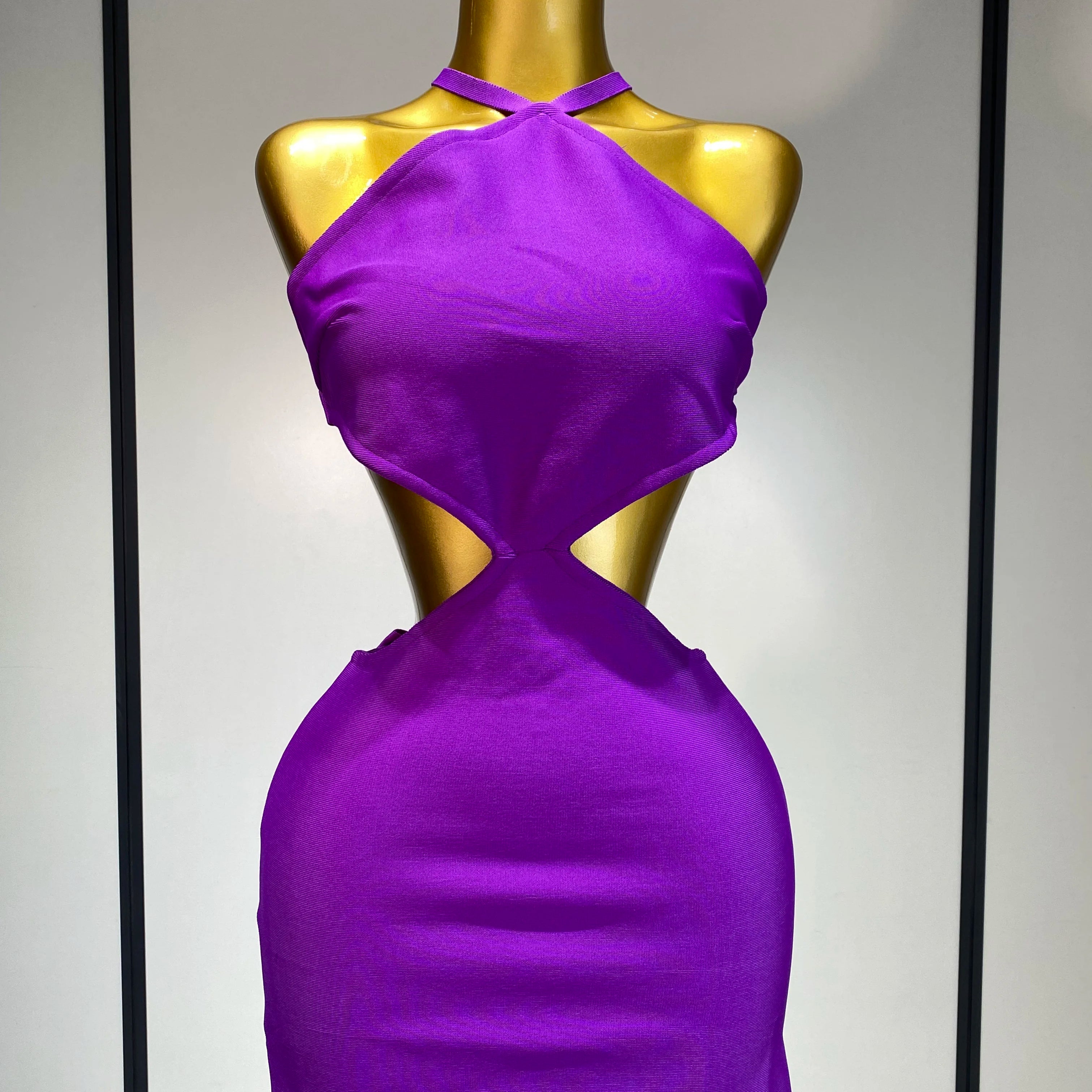Women Sexy Backless Cut Out Bow Tie Mini Bodycon Bandage Dress 2025 Celebirty Elegant Evening Party Luxury Birthday Dresses