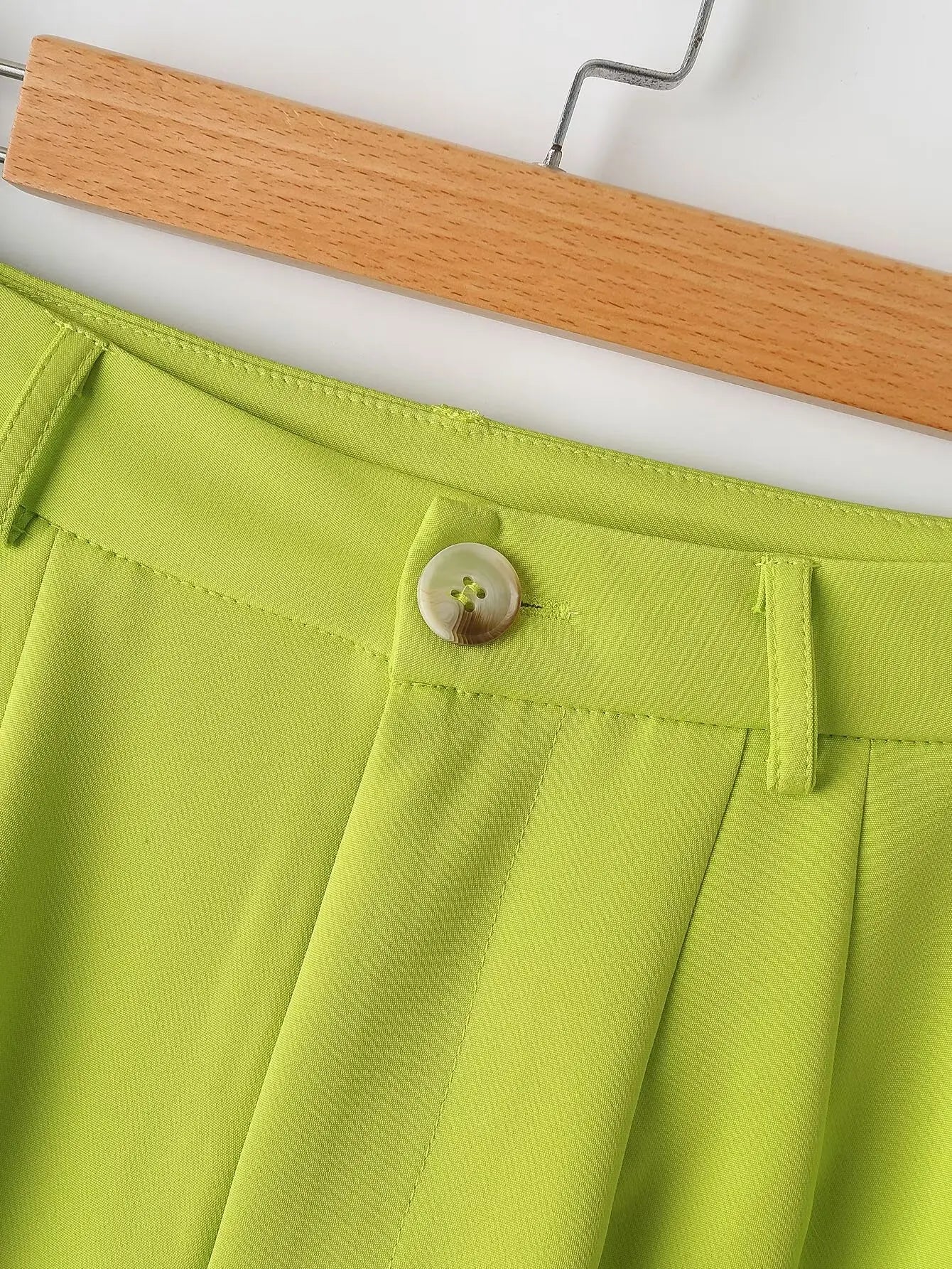 Women's Clothes Casual Green High Waist Loose Trousers Spring and Autumn Pants 2024