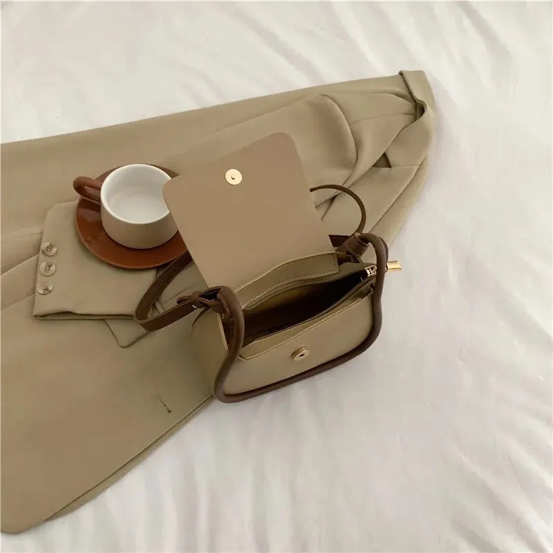 Women's Trend Fashion Large Capacity Shoulder Bag Advanced and Versatile One Shoulder Crossbody Small Square Bag