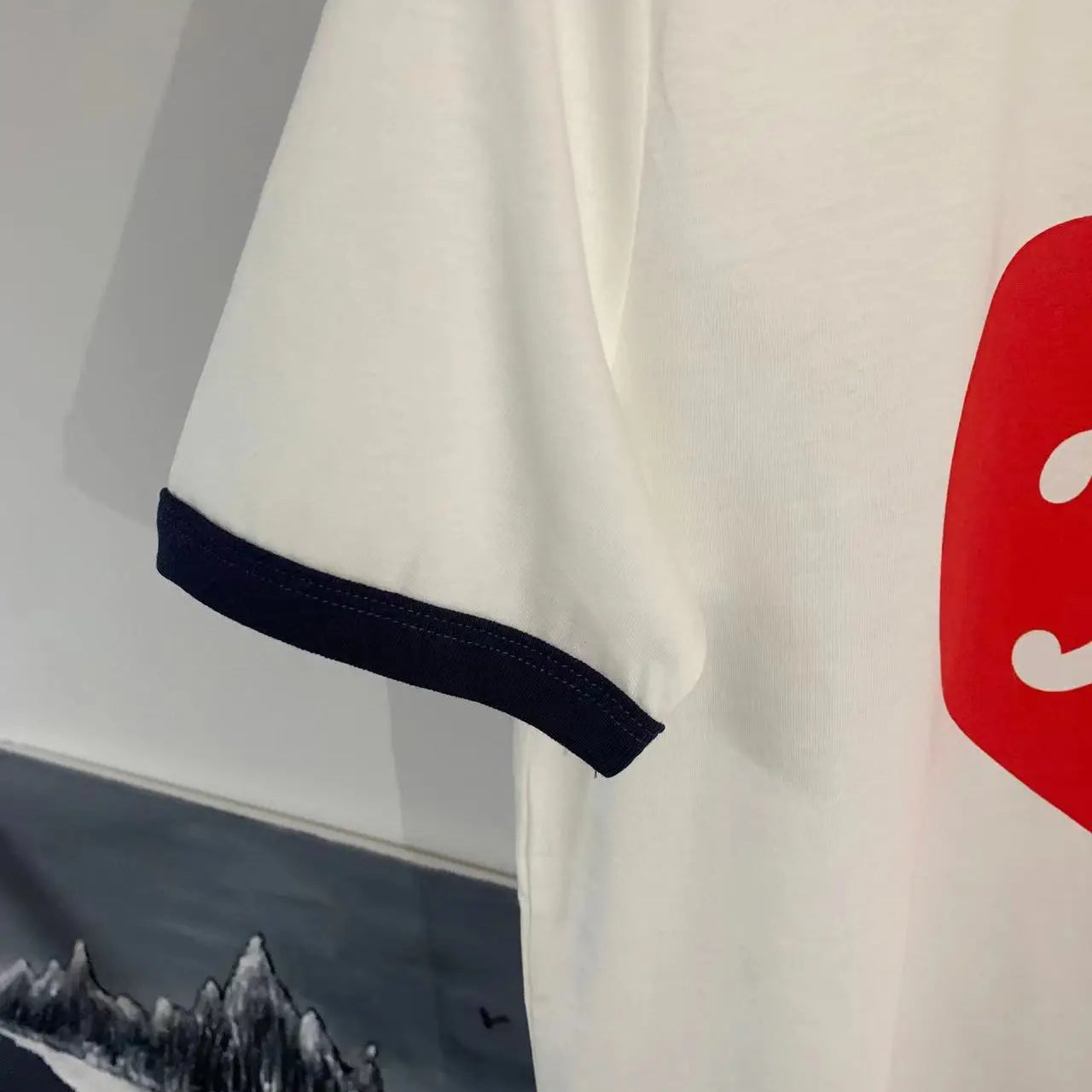 Spring Summer Ladies New T-shirt Fashion loose printing Round Neck Short-Sleeved T-Shirt X249966